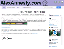 Tablet Screenshot of alexannesty.com